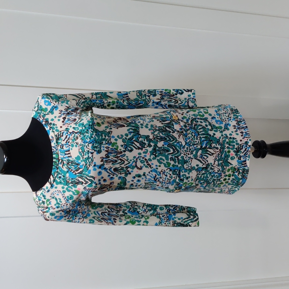 Lilly Pulitzer Safari Print Tunic Size Small